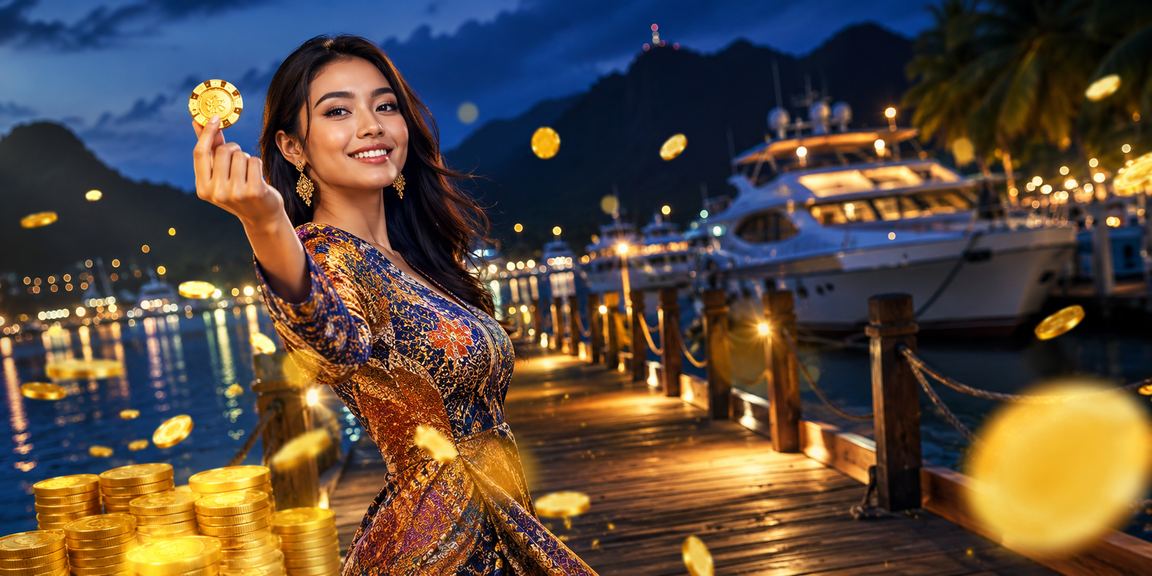 Proses daftar dan bonus untuk sukan maya di Langkawi dengan motif batik